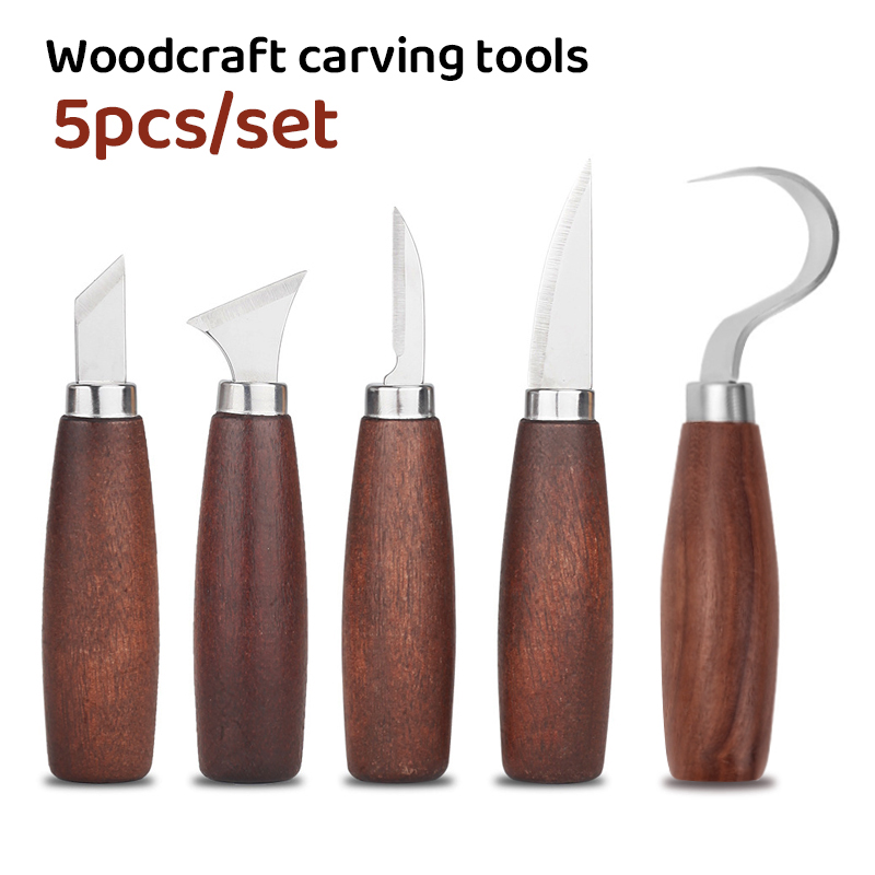 Woodworking Knives - 5 pçs ferramentas para escultura em