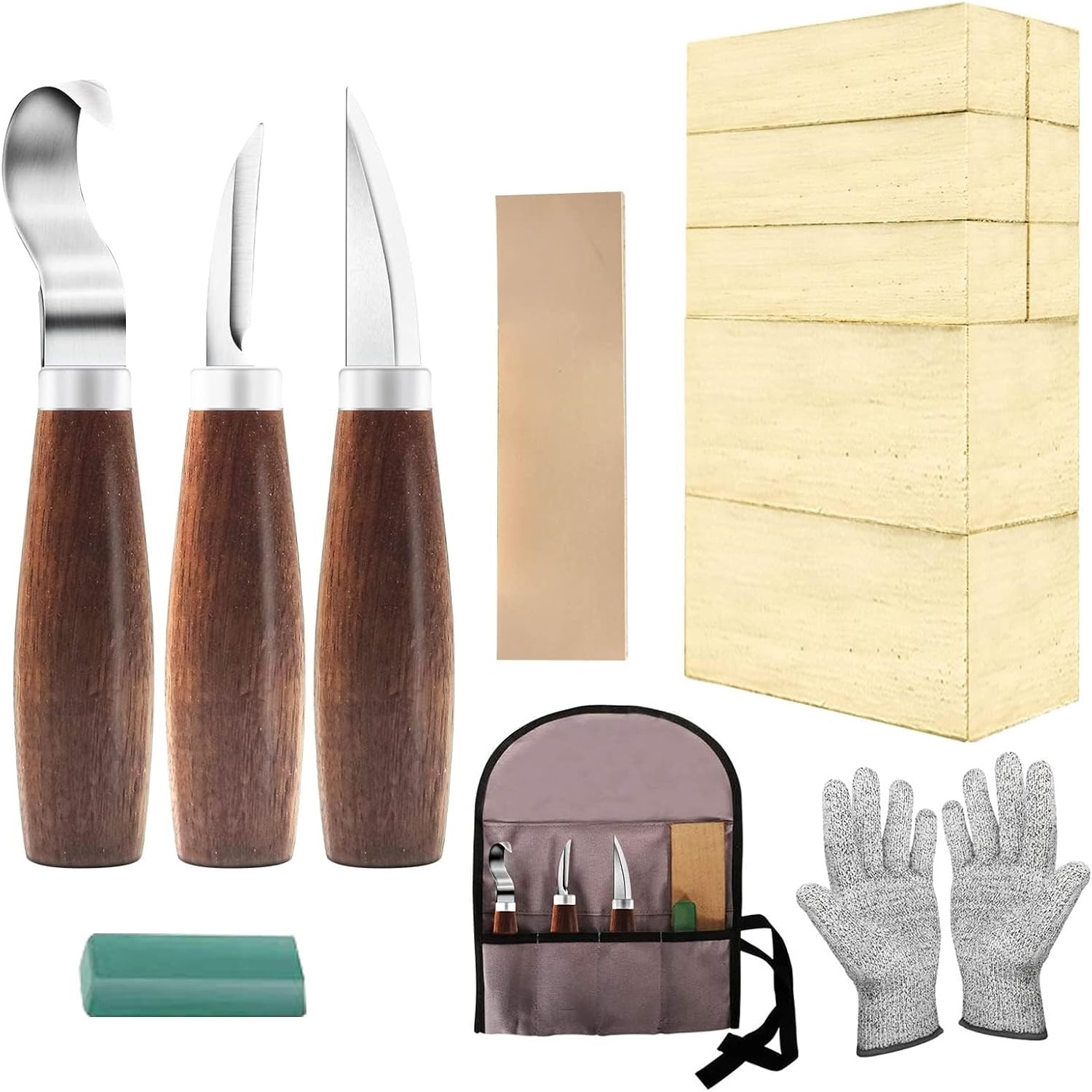 Woodworking Kits For Adults - Kit para iniciantes de escultura em