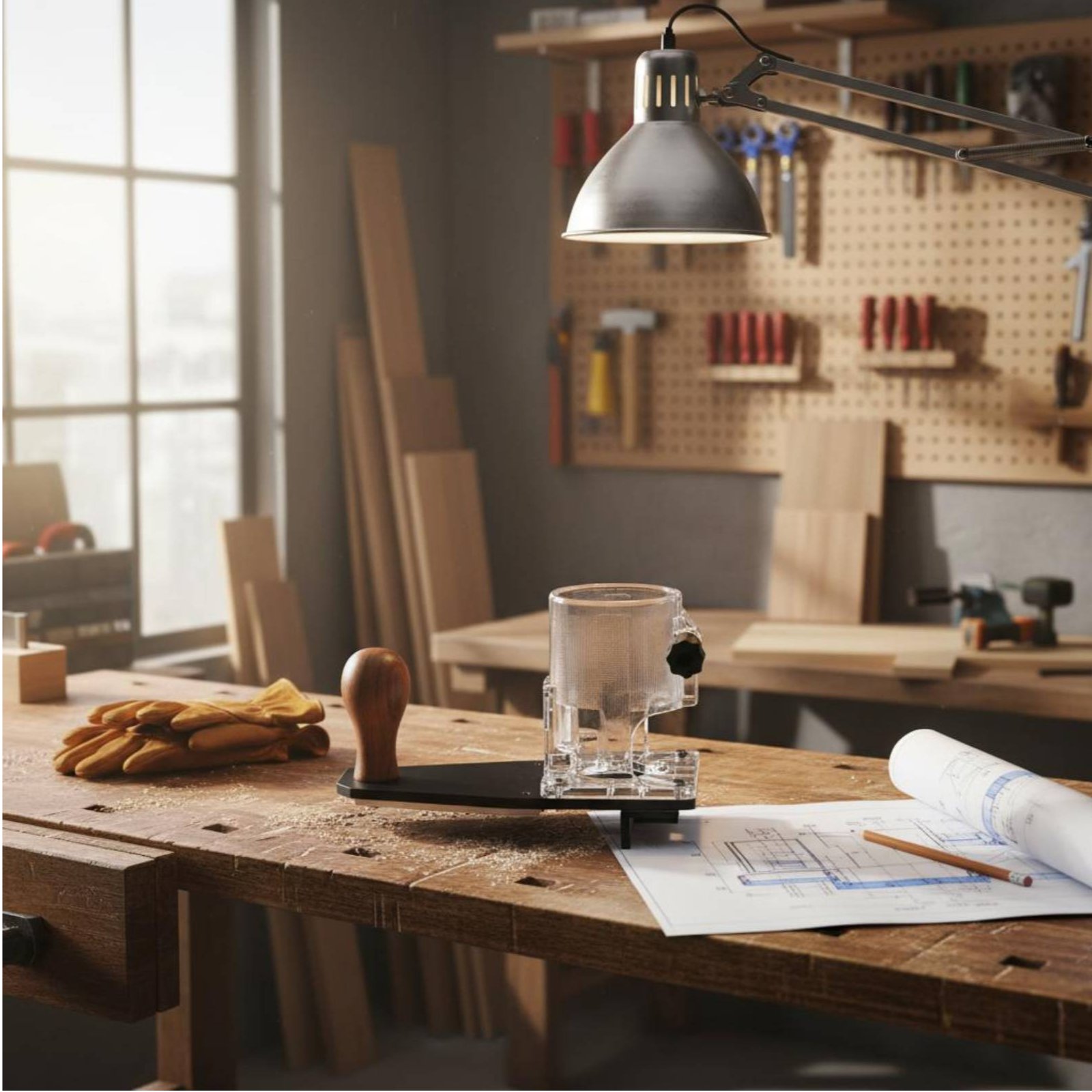 Woodworking Power Tools - Base para Tupia de Acabamento de