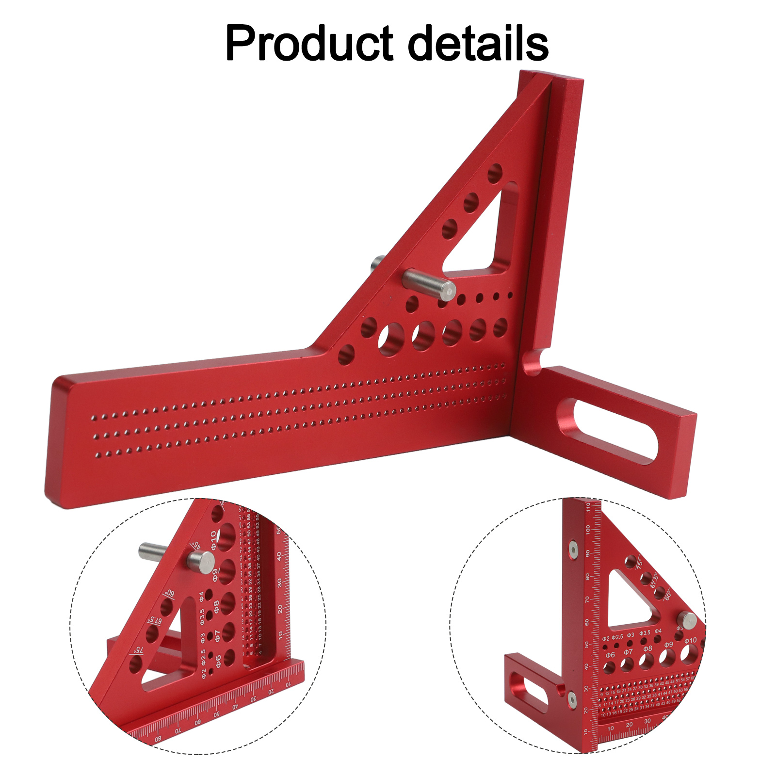 Woodworking For Engineers - Régua de Carpinteiro 3D Vermelha com