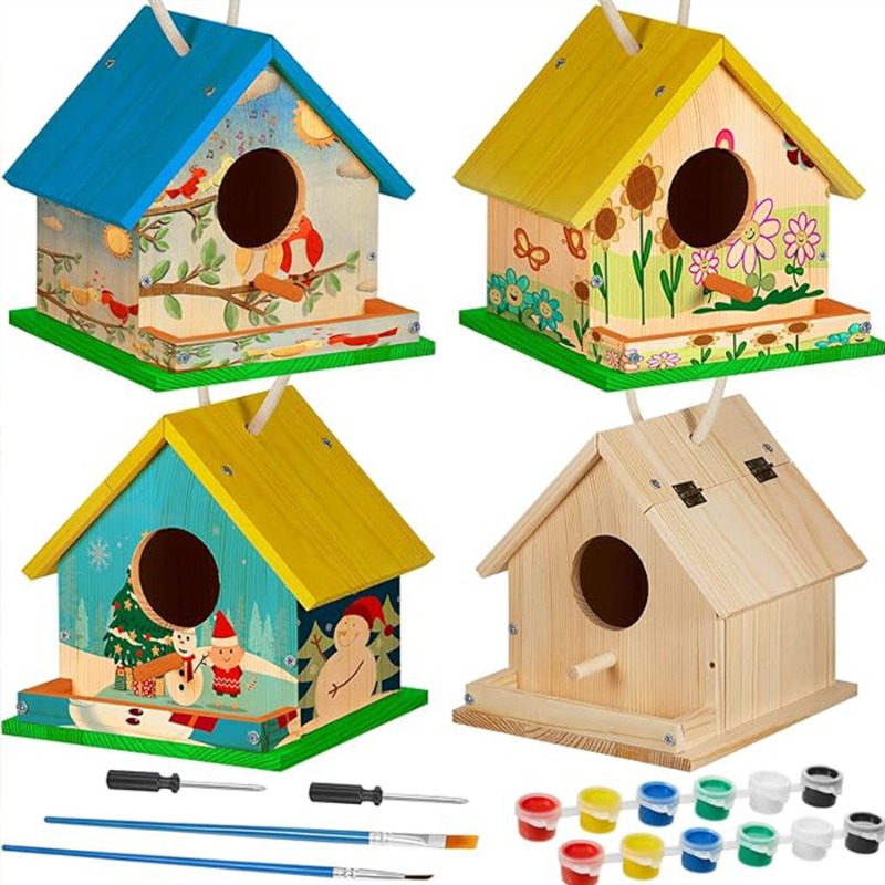 Kit de Casa de Pássaros de Mad - Woodworking Kits For Adults avaliação e preço