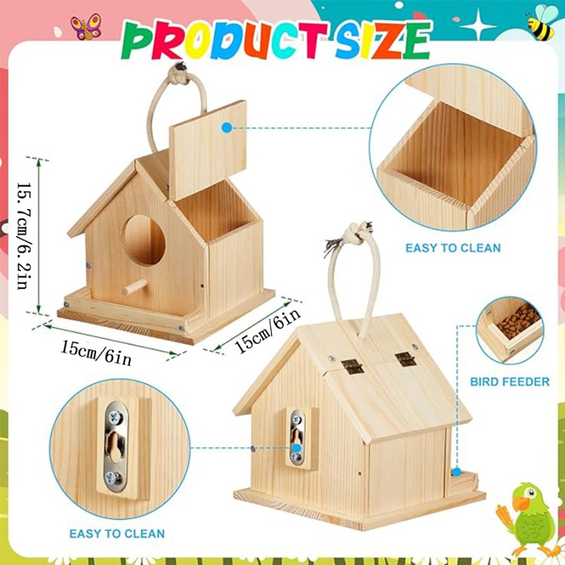 Kit de Casa de Pássaros de Mad - Woodworking Kits For Adults avaliação e preço