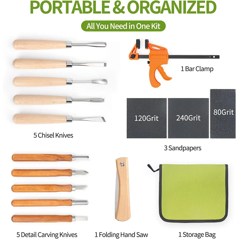 Kit de Escultura em Madeira 15 - Woodworking Kits For Adults avaliação e preço