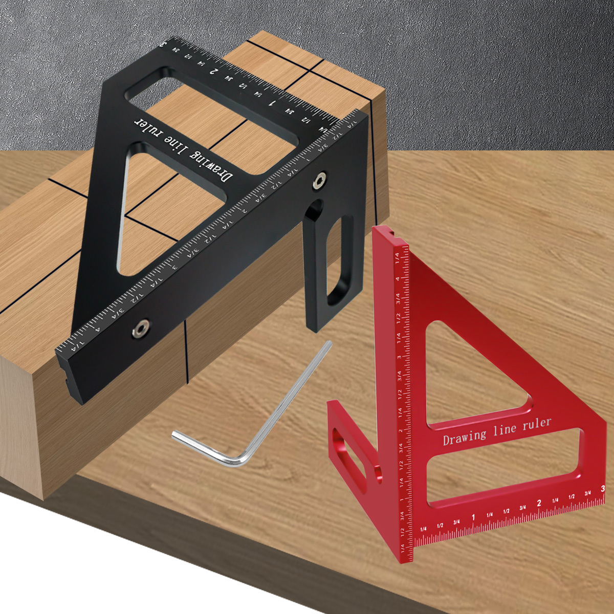 Régua triangular de esquadria  - Woodworking For Engineers avaliação e preço