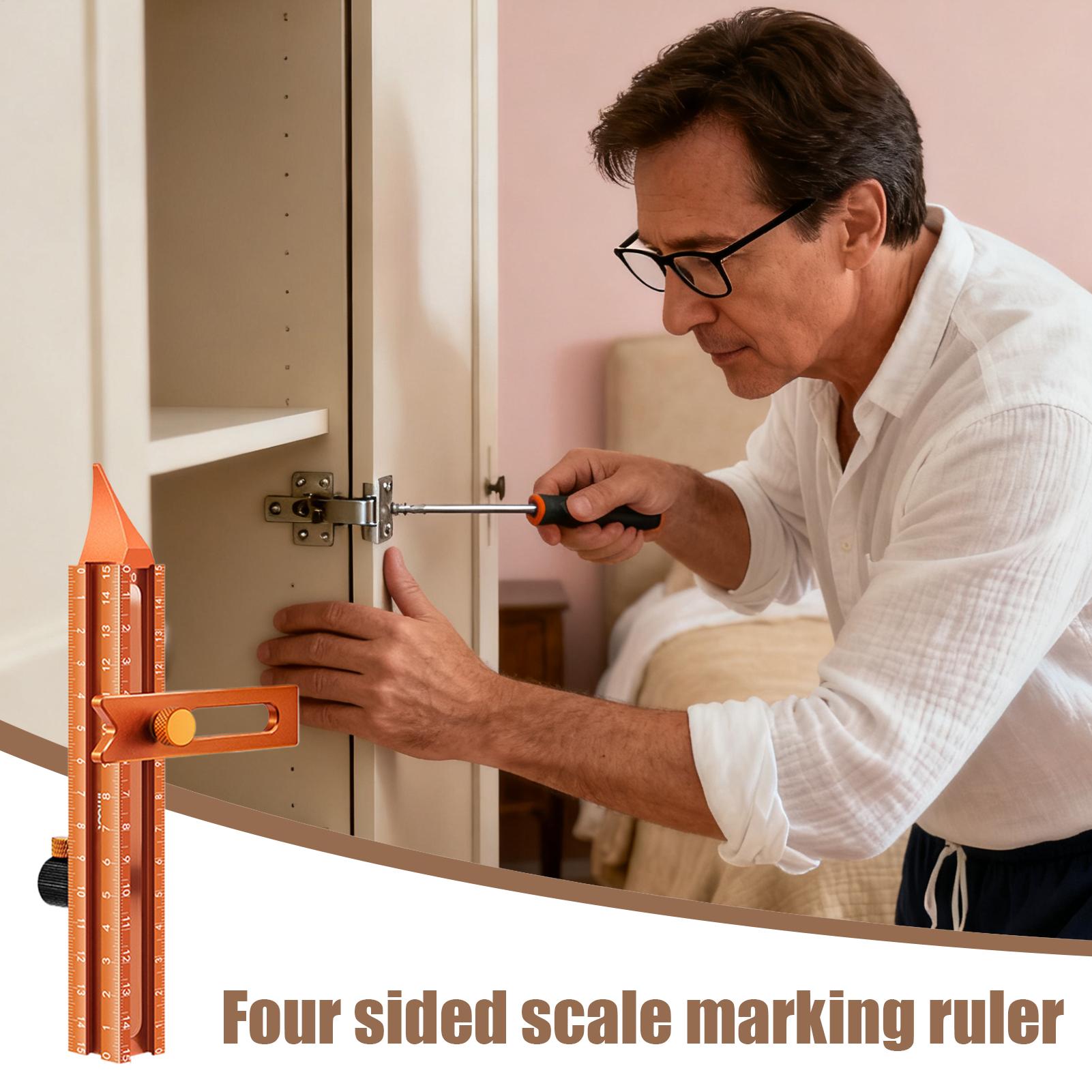Régua para carpintaria, base m - Woodworking Carpenter avaliação e preço