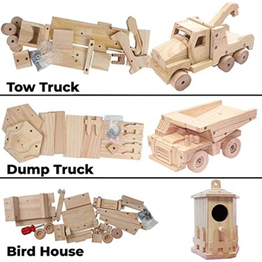 Kit de Construção em Madeira p - Woodworking Kits For Adults avaliação e preço