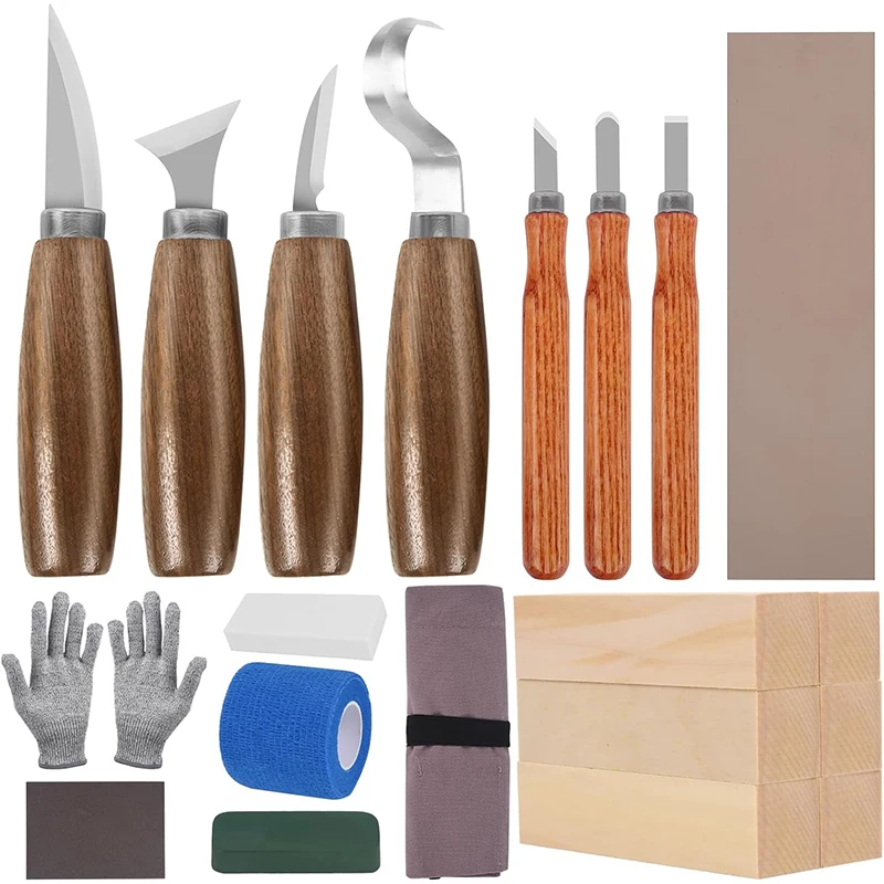 Kit de Escultura em Madeira, C - Woodworking Kits For Adults avaliação e preço