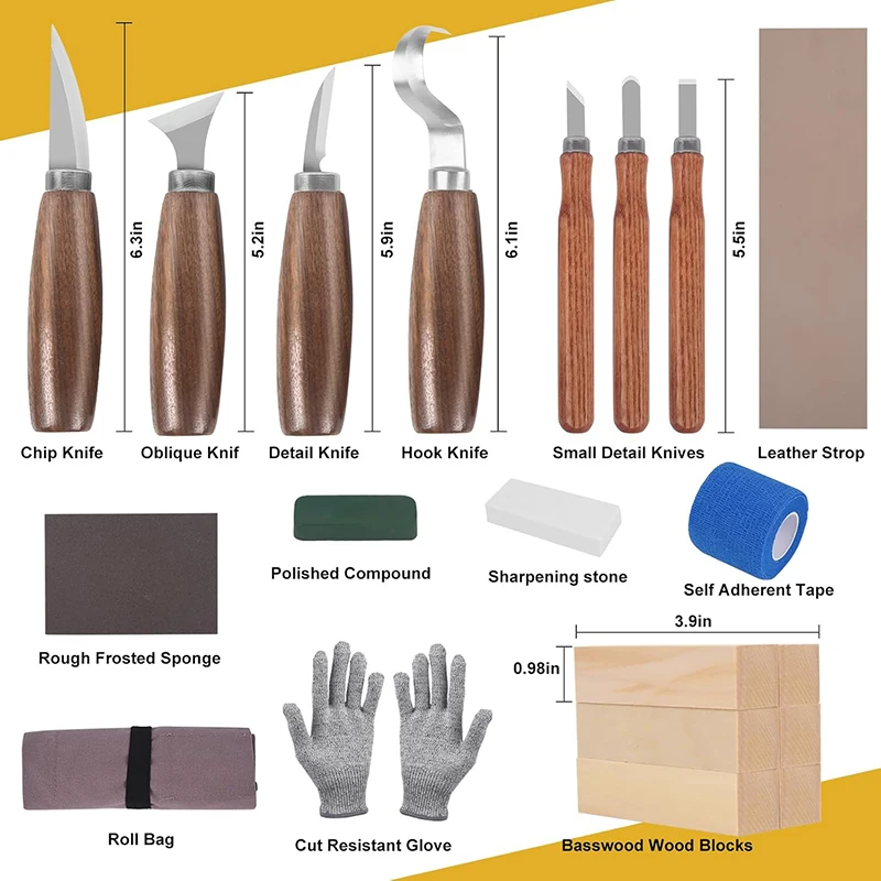 Kit de Escultura em Madeira, C - Woodworking Kits For Adults avaliação e preço