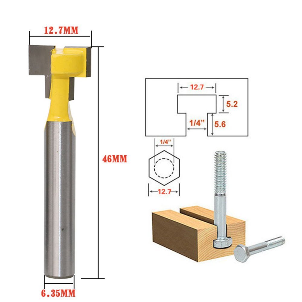 A11i 1/4 polegada haste t-slot - Woodworking Power Tools avaliação e preço