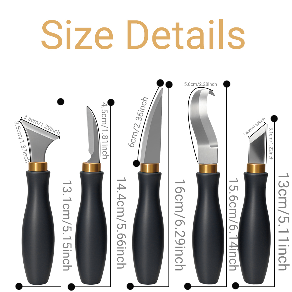 5 peças ferramentas de escultu - Woodworking Knives avaliação e preço