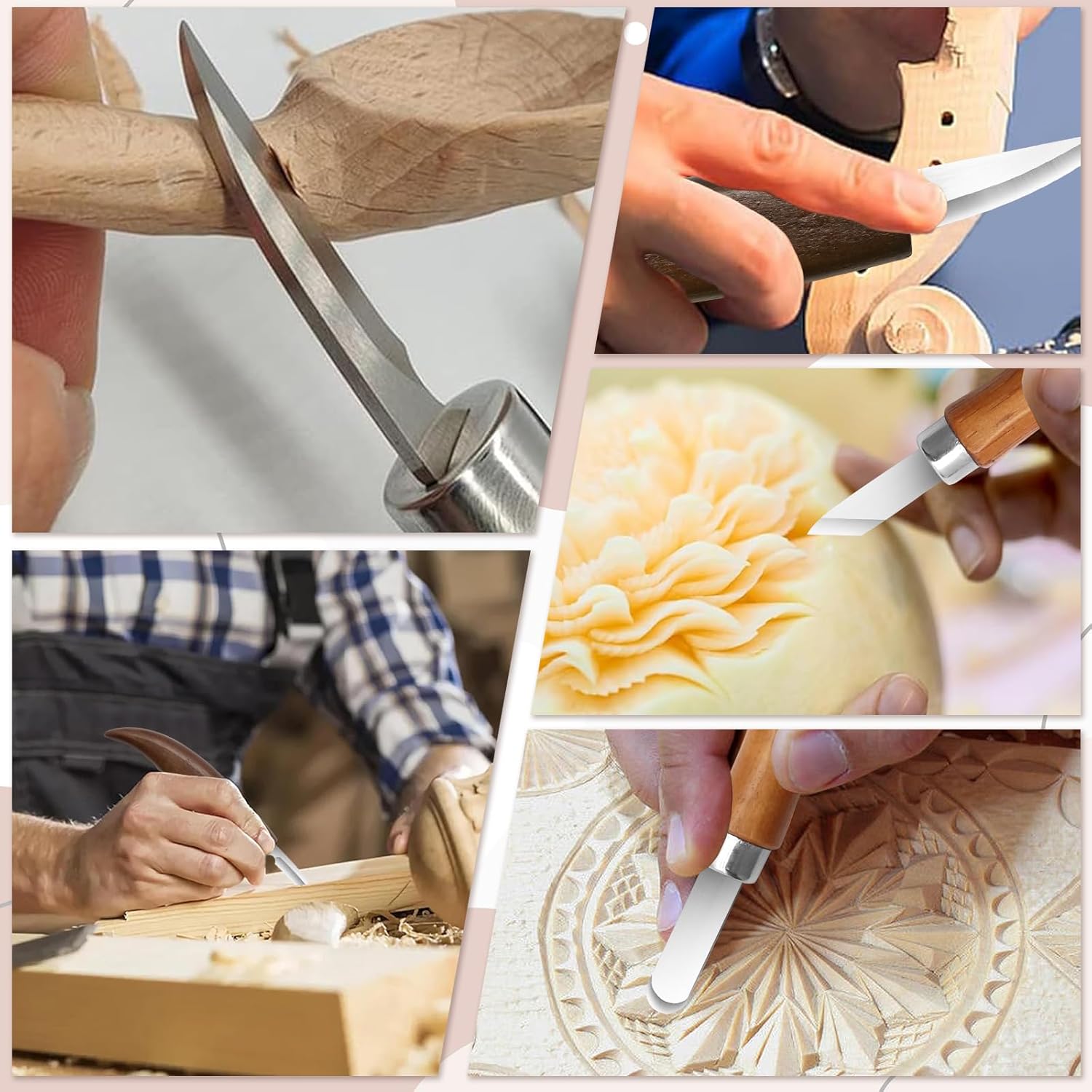 Kit para iniciantes de escultu - Woodworking Kits For Adults avaliação e preço