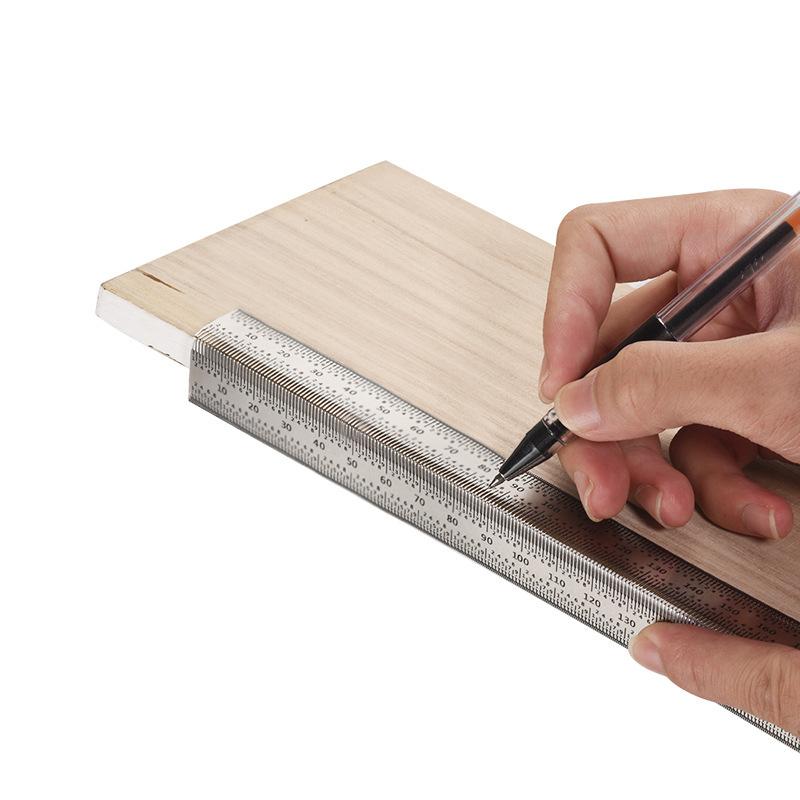 【HG】Régua de Furo Tipo T de Al - Woodworking Carpenter avaliação e preço