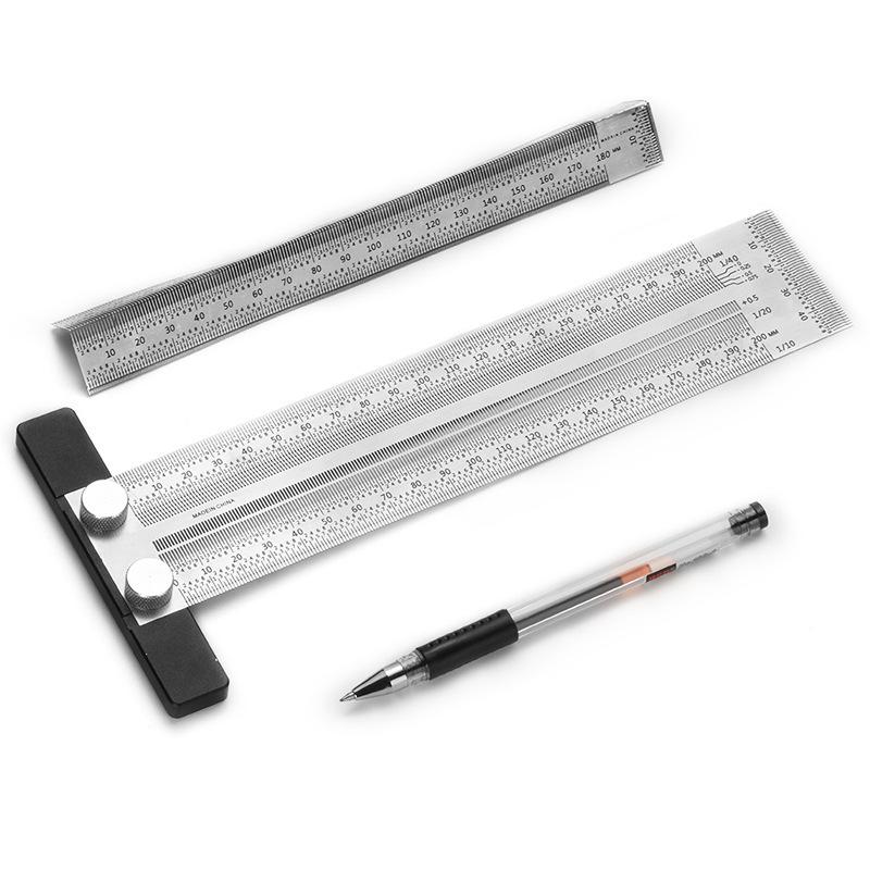 【HG】Régua de Furo Tipo T de Al - Woodworking Carpenter avaliação e preço