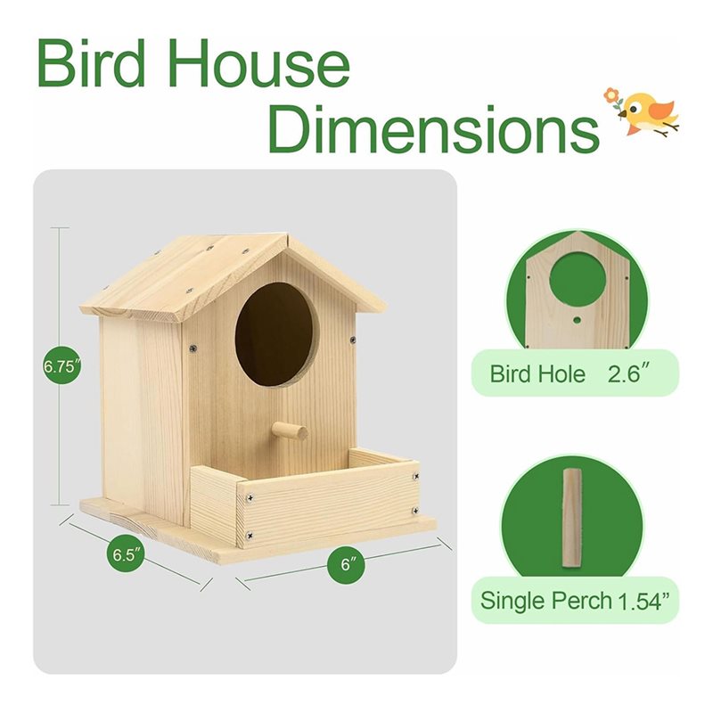 Kits de Casinha de Pássaros A7 - Woodworking Kits For Adults avaliação e preço