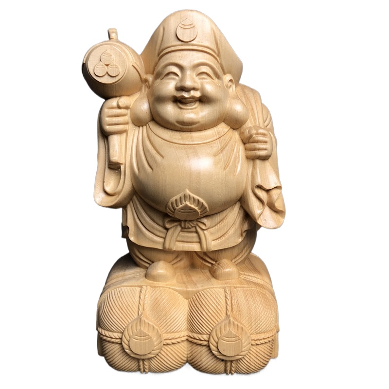 Estátua/Figurina de Daikokuten - Woodworking Japanese avaliação e preço