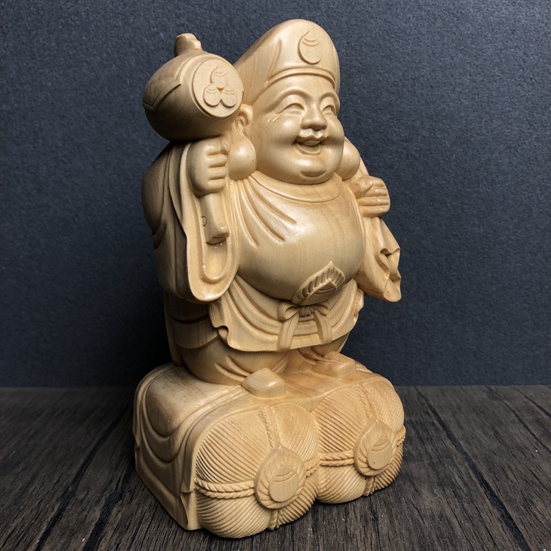 Estátua/Figurina de Daikokuten - Woodworking Japanese avaliação e preço